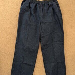 Excellent Condition Chic Blue Jeans, Size 18W Petite, Inseam 27